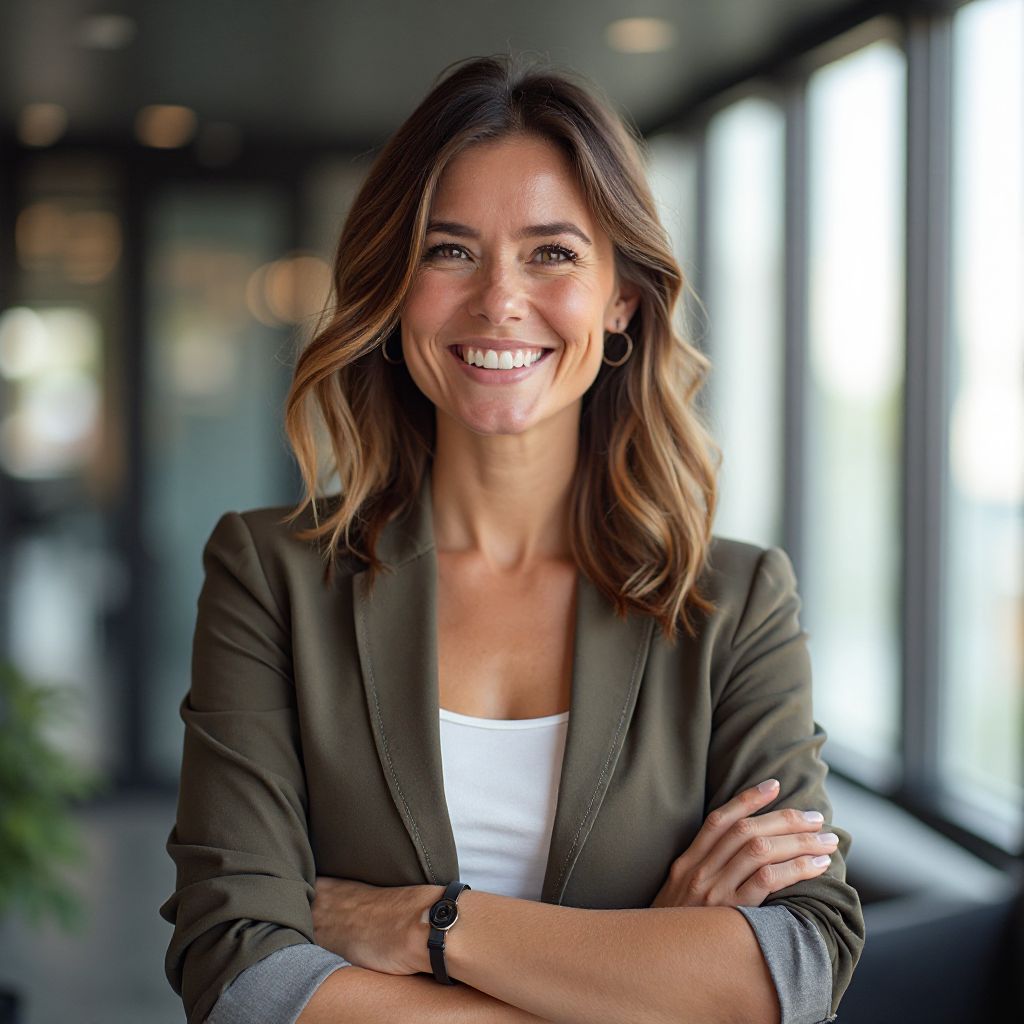 Femeie de afaceri încrezătoare